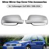 Silver Mirror Cap Cover Trim Accessories for Volkswagen Golf MK4 1998-2004