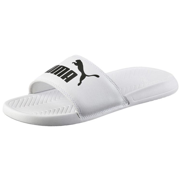 PUMA Popcat Slide White Black 360265-12 35.5 чёрный