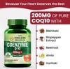 Vlado's Himalayan Organics CoQ10 200 mg Supplement With BioPepper High Absorption Energy Support Veg Capsules Pack