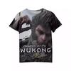 2024 Black Myth Wukong Color Printing Pattern Printing Short Sleeve T-Shirt Summer Men's and Women's Casual Versatile Fashion