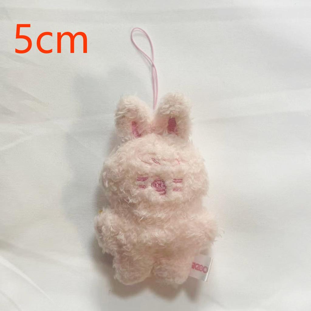 8pcs Mini 5cm Keychain Plush Doll Pendant FM Doll Creative Doll Bag Pendant For Straykids Plush Keychain Fans Cute Gift
