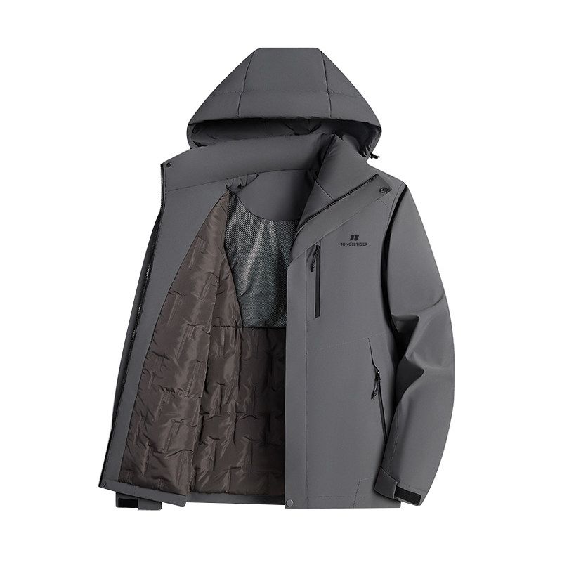 Tiger Outdoor Functional Sports Jacket Cotton Clothing for Men and Women in Autumn and Winter Hiking Waterproof and Cold-Proof Warm Cotton Clothing