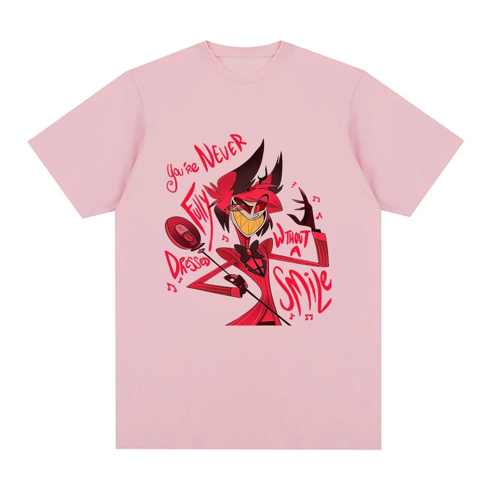 

Горячее Аниме Аластор Футболка Новая Мода Мужская Харадзюку Эстетика Каваий Футболка Унисекс Высокое Качество Повседневная Винтажная Хлопковая Футболка 4XL