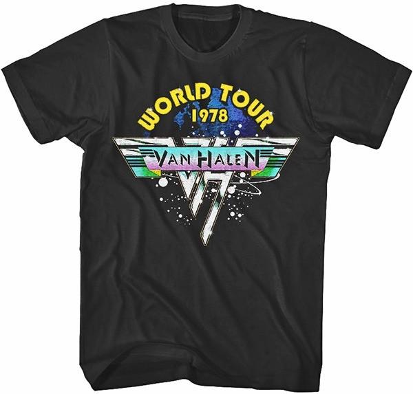 Van Halen Retro 1978 Tour T-Shirt Unisex Cotton All Sizes Reprint XXL