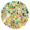 10/50pcs Cute Cartoon Pineapple Stickers Graffiti Stickers for DIY Luggage Laptop Skateboard Motorcycle Bicycle Stickers