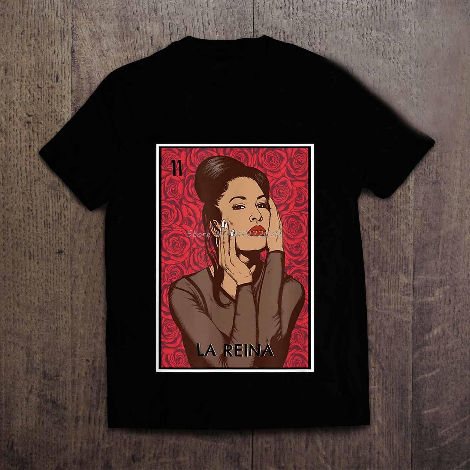 

Selenas Vintage Distressed Classic TShirt Full Size Cotton Unisex TShirts Classical Unisex Cotton Tees Streetwear Harajuku S