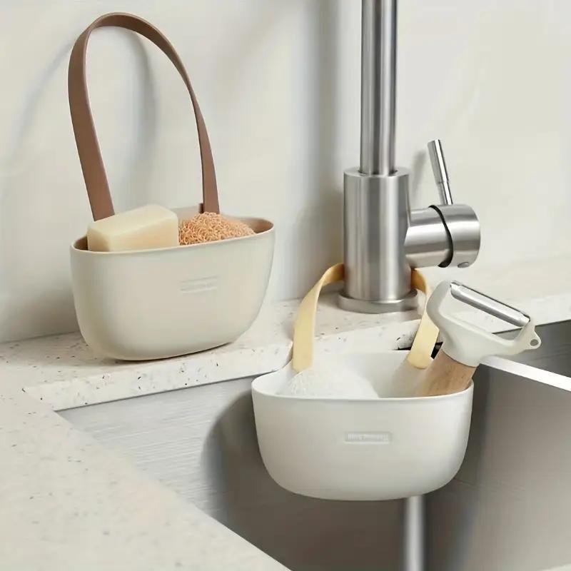 Kitchen Supplies Sink Single Layer Drain Hanging Bag Pool Storage Drain Rack Hanging Basket