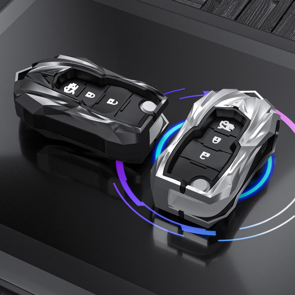 Zinc Alloy Remote Flip Car Key Shell Case Cover For Chevrolet Cruze Trax LS Badge Spark Sonic Aveo Tracker Onix RS Trailblazer