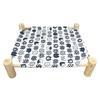 1Pc Elevated Cat Bed Pet Supplies Hammock Cat Square Washable Wooden Detachable Frame