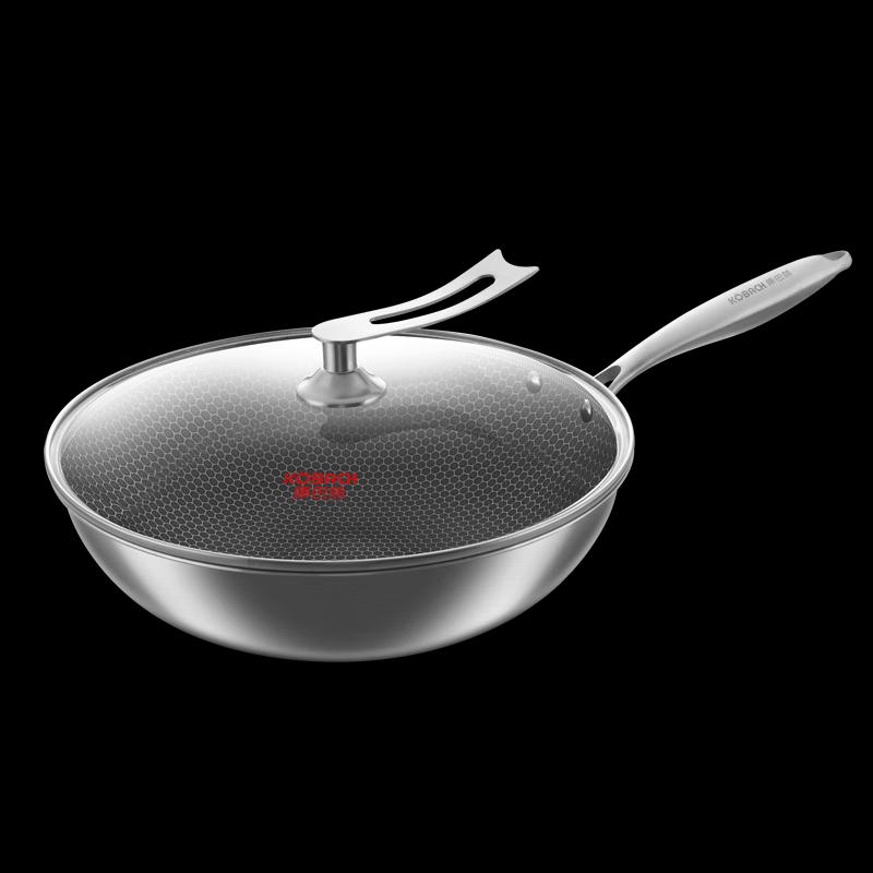 KÖBACH Hanover 304 Edelstahl Waben-Wok