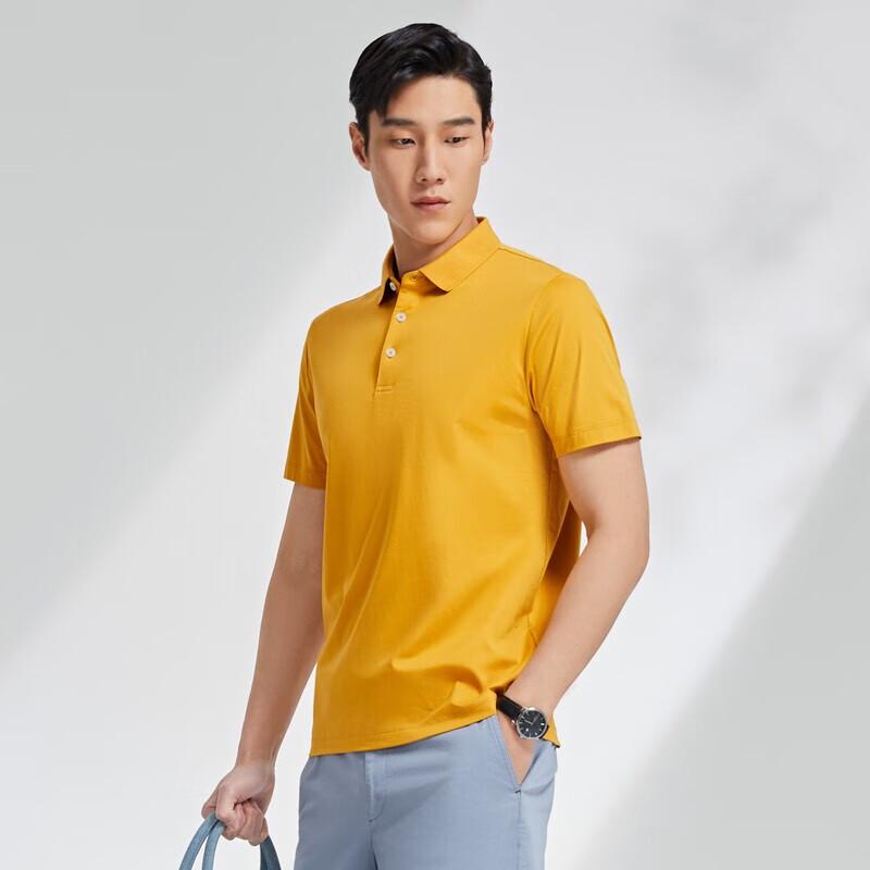 YOUNGOR Men's Summer Business Casual Short Sleeve T-Shirt