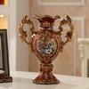 Europa Vintage Harz Vase Blumenarrangement Ornamente Haus Wohnzimmer Schreibtisch Einrichtung Dekoration Café Büro Zubehör Artikel