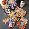 12PCS Paper Plastic Halloween Candy Bag Self-adhesive Candy Packaging