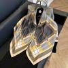 91Cm square scarf silk scarf women's new literary and fashion scarf accessories autumn and winter retro versatile shawl