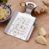 Ginger Paste Grater Stainless Steel And Garlic Grinder Easy Clean Handheld Manual Grater Mincer for Cooking Residue Separation Multi Purpose Kitchen