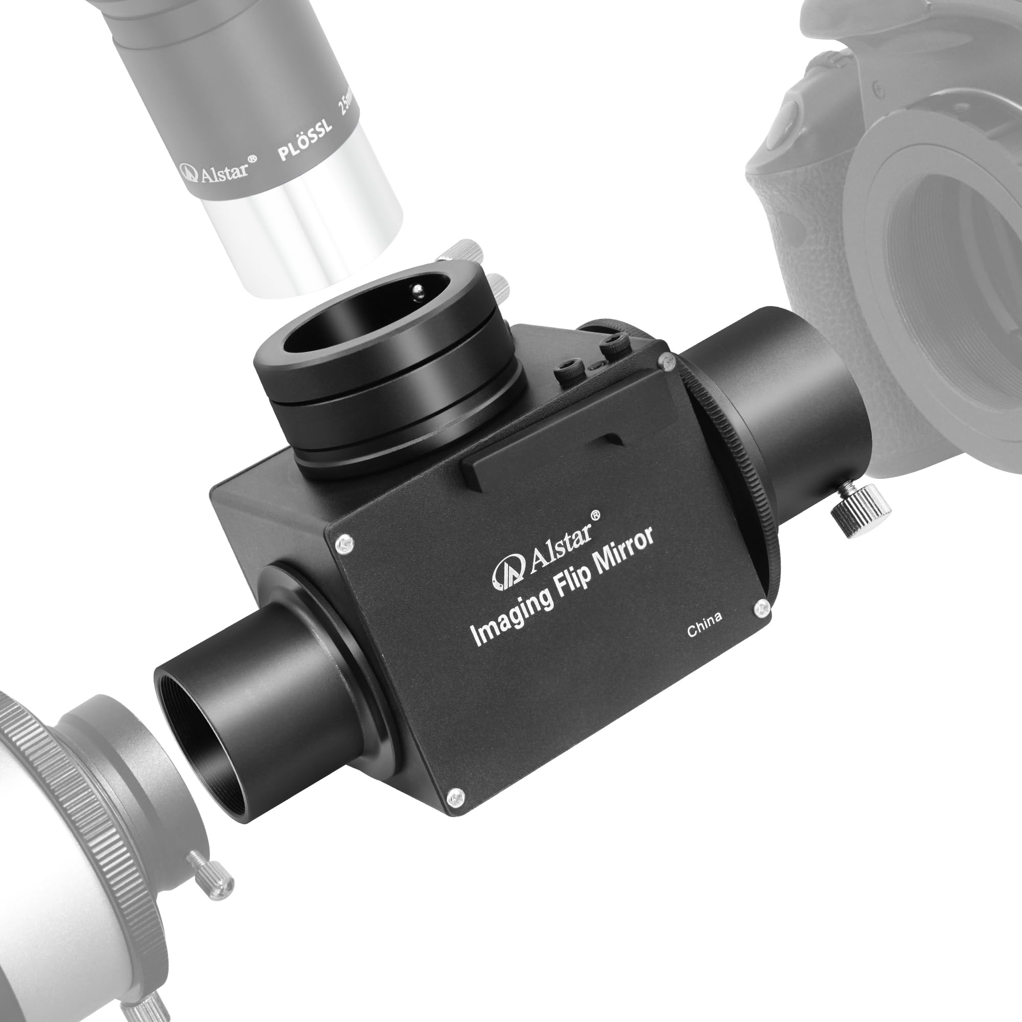 

Alstar Астрофотографическое откидное зеркало с адаптером для окуляра Адаптер откидного зеркала для ПЗС-камеры Рефракторный телескоп Астрофотография Точный 1,25 -