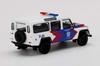TrueScale Miniatures MINI GT 164 Land Rover Defender 110 Korlantas Indonesian National Traffic Police (Right-hand Drive) Indonesia Exclusive Finished