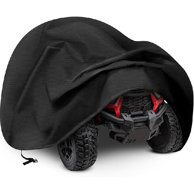 Tonhui Large Kids Ride-On Truck Toy Car Cover, 420D Heavy Duty Waterproof Cover For Power Wheels, Outdoor Protective Cover All Weather - Universal