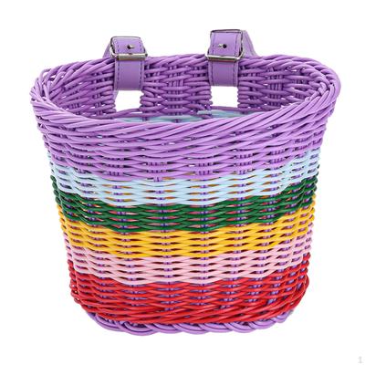 Coș pentru biciclete pentru copii Depozitare pentru biciclete pentru copii cu curele Ghidon față pentru ciclism