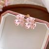 Pearl Flower Polka Dot Earrings 2026: Stylish Drip Oil Floral Clusters, Trendy Studs