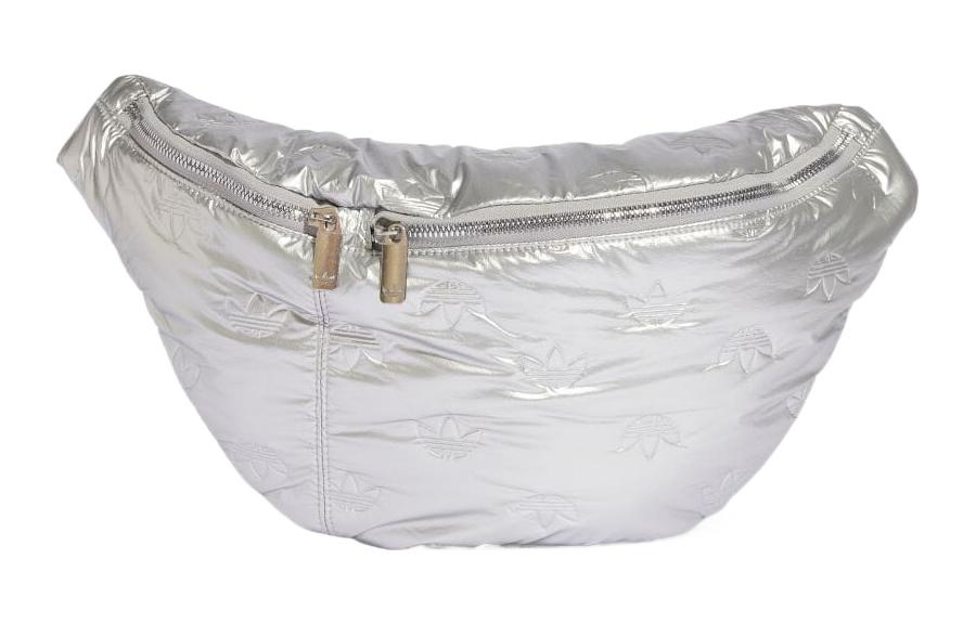 Adidas Originals Adidas Satin Fanny Pack Extra Large Women s Silver IL5013 Extra Large