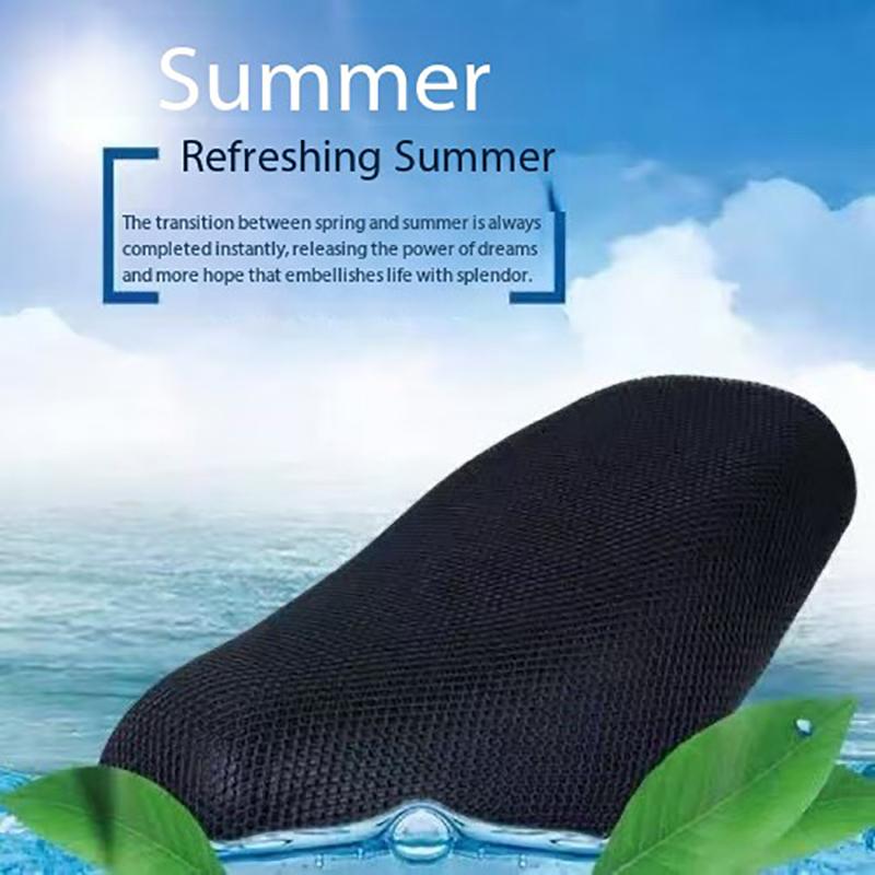 Honeycomb Mesh Motorcycle Seat Cover Sun Proof Breathable Cushion For Qianjiang Flash 600 500s 350 250V Motorcycle Accessories