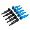 Pack of 10 Brake Fluid Changer Connector Tool Auto Brake Fluid Changer Bleeding Connector Bleeder Pump Exchange Adapter