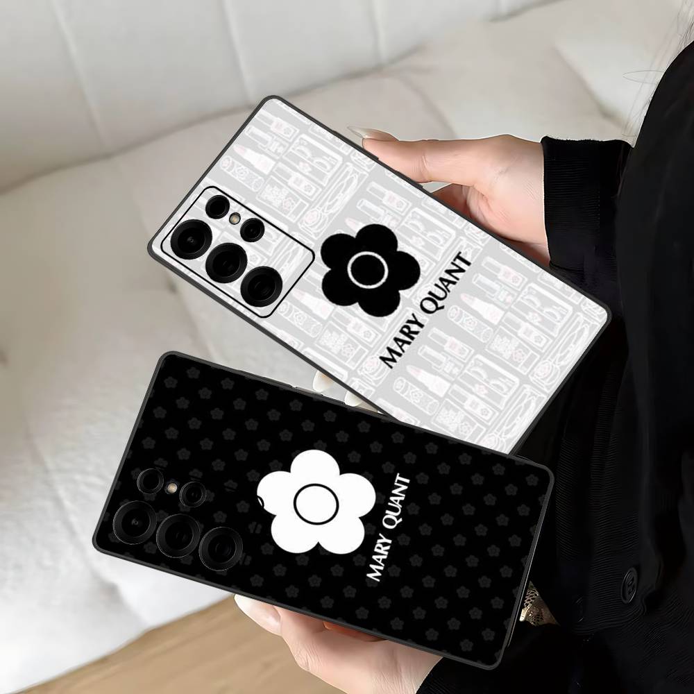 Fashion M-Mary-Q-Quants Phone Case For Samsung S 20 21 22 23 lite plus ultra Clear Mobile Cover Funda