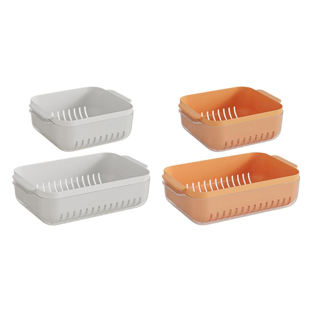 Layer Vegetable Washing Strainer Bowl for Fresh Produce