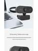 HD 1080P 2K USB Webcam for Desktop or Laptop: Ideal for Live Broadcasts and Online Classes