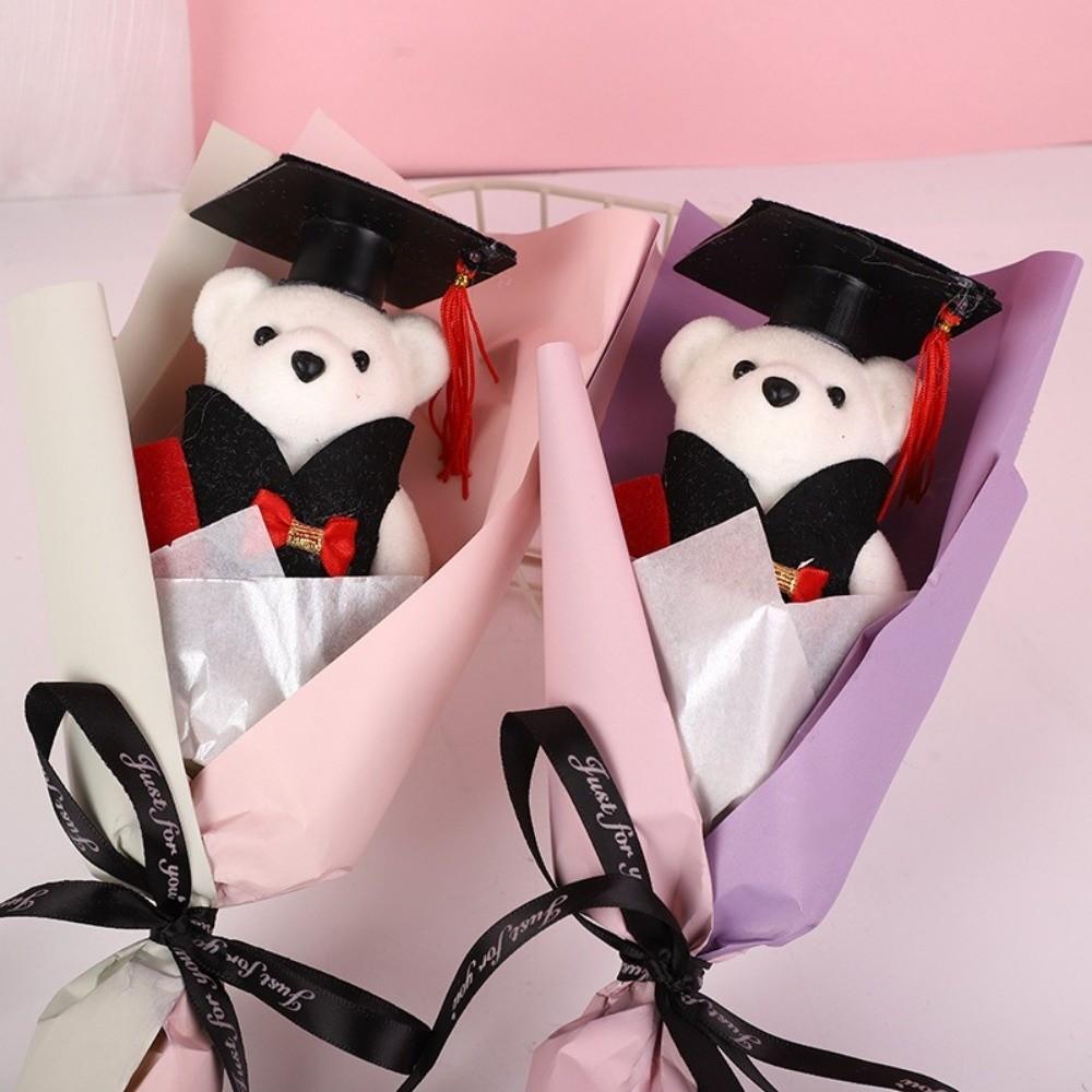 Bouquet Decoration Bear Bouquet Graduation Gift Teacher's Day Animal Bouquet Valentine'S Day Cartoon Lovely Bear