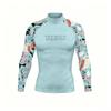 Αντηλιακό Μακρυμάνικο Rash Guard για Άνδρες με Ψηλό Λαιμό – Αντηλιακό Παραλίας Μαγιό