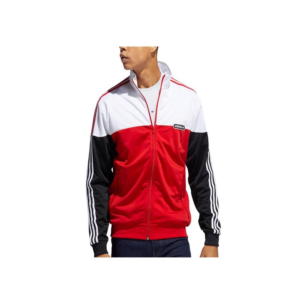 Adidas Originals Firebird Sweatshirt Split Retro Sport Colorblock Design Bequemer Stehkragen Vielseitige Langarmjacke Herrenjacken GN3852