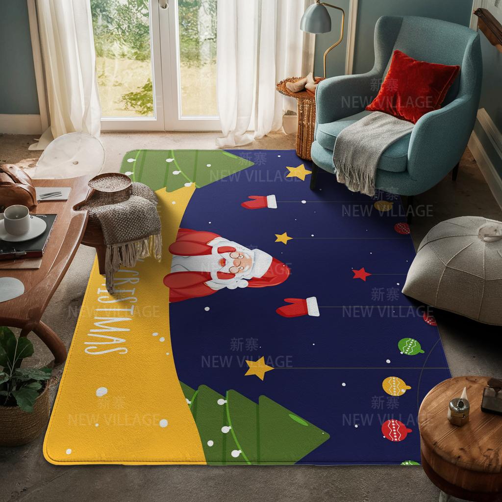 Koberec ke vchodu do domu Rohožka ke dveřím do domu Obývací pokoj Vana Koupelna Protiskluzové koberce s absorpcí vody vana Veselé Vánoce zima