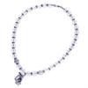 [Seki-Ki] Shining Emperor Dragon Crystal Pendant 4A Silver Carved Emperor Dragon Crystal 12mm Silver Rondelle Prayer Beads Necklace 249
