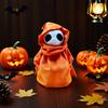 Grim Reaper Duck Statue 3D Printed Halloween Caped Ghost Duck Collectible Figurine for Halloween Home Office Desktop Decor