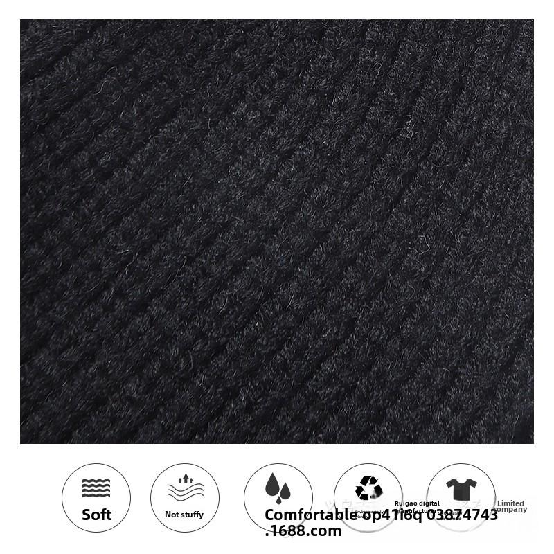 Sturmhaube Winddichte Mütze Doppelzweck Warme Wollmütze Herren Kopfbedeckung Strickmütze Maske Kalte Mütze