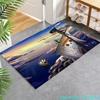 Creative 3D Cartoon Carpet  Anime One Piece Ace Anime Print Living Room Bedroom Decoration Rug Children Anti Slip Crawling Mat