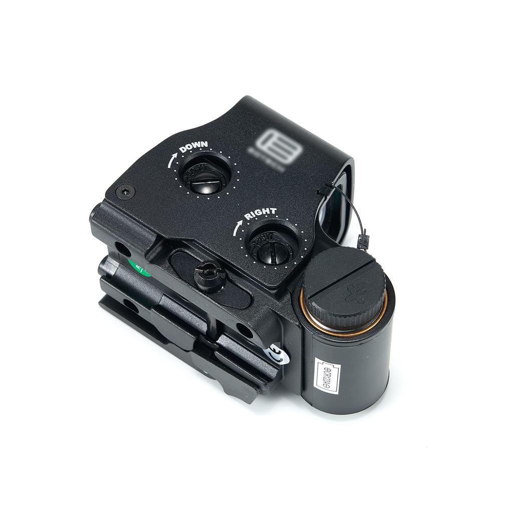 Bright Improved Lens 558 EO EXPS3 Type Replica Dot Sight, Holographic Sight with Realistic Engraving and QD Lever (Black)