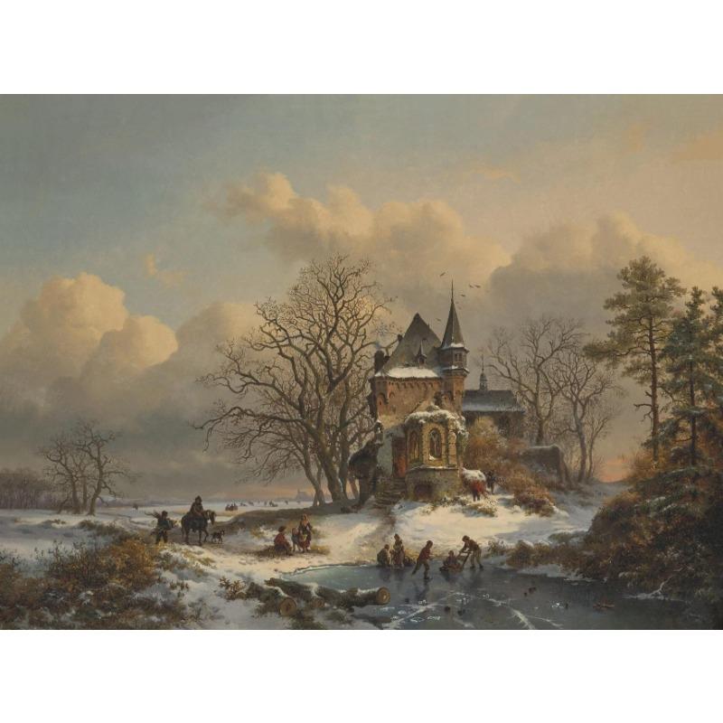 Vintage Field Country Landscape Painting Posters and Prints Canvas Printing Wall Art Picture for Living Room Home Decoration