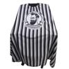 Professional Retro Stripes Hairdressing Bibs Comfortable Non-Stick Hair Baking Apron Breathable Hairdressing Supplies