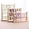2/3/4 Layer Jewelry Display Stand Vintage Storage Shelf Bracelet Frame Removable Space Saving Wooden Storage Rack Home Decors