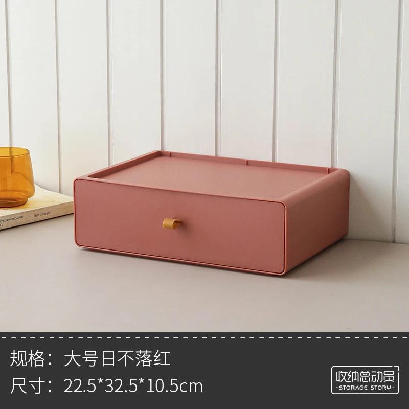 Luxury Document Desk Organizer Layers Drawer File Tray Makeup Stationery Organizer Stationery Cute Office Desk Accessories