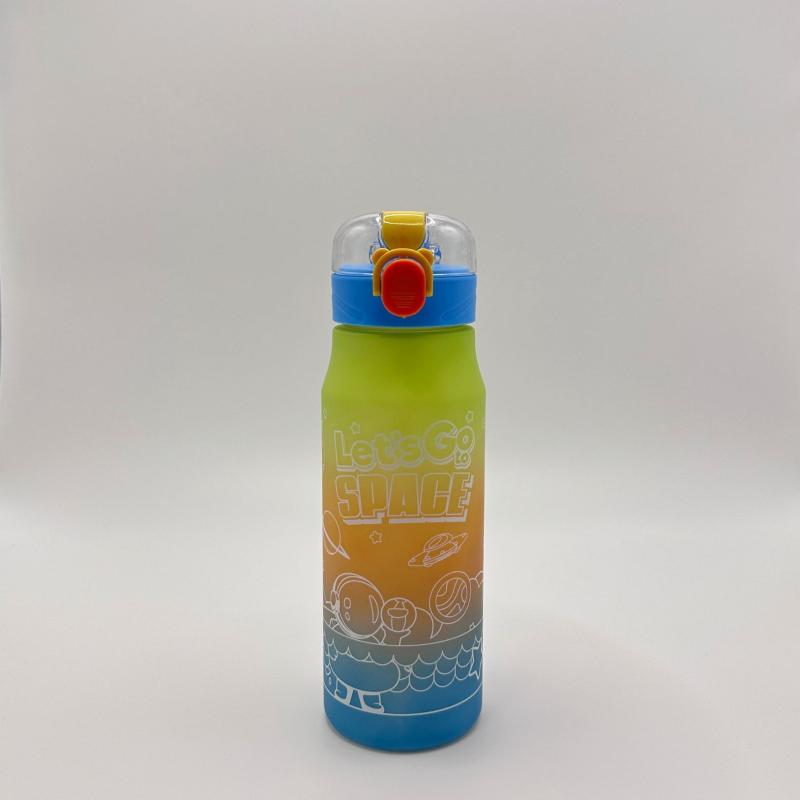 Новая матовая пластиковая чашка с градиентом Милая спортивная чашка для студентов Оптовая и трансграничная продажа