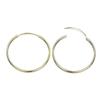 European Style Polished Stainless Steel Hoop Earrings for Women, Thin Small & Large Niche High-End Design Accessories.