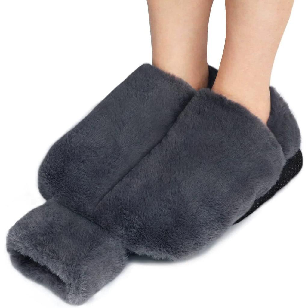 WTEMPO Autumn Winter Large Hot Water Bag with Plush Cover Super Soft Multi-Use for Feet & Hands Warmth Bag Non-Electric