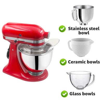 KitchenAid için Dökme Kalkanı Sıçramayı Önleyici Karıştırma Kabı Dökme Aparatı Karıştırma Kabı Sıçrama Koruması 4.5-5QT Kaplar için