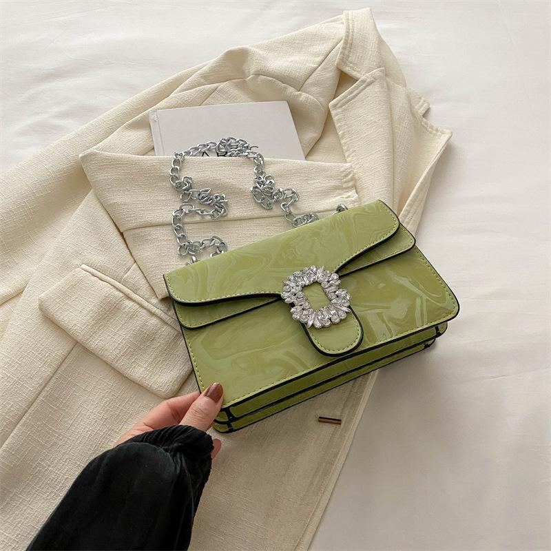Personality trend commuter bag personality chain new summer fashion shoulder bag messenger bag casual small square bag