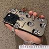 Leopard Print Strawberry Is Suitable for Apple 15plus European and American 16promax Mobile Phone Case Iphone14 Creative 13 Niche 12