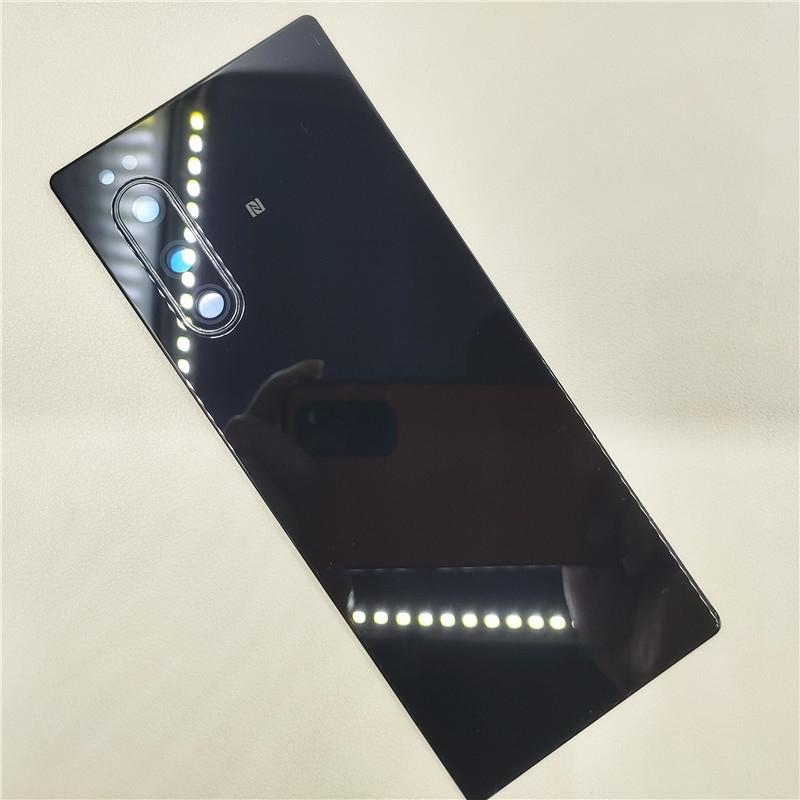 Cover Posteriore in Vetro per Sony Xperia 5 J8210 J8270 J9210 Sostituzione Alloggiamento Porta Posteriore Batteria